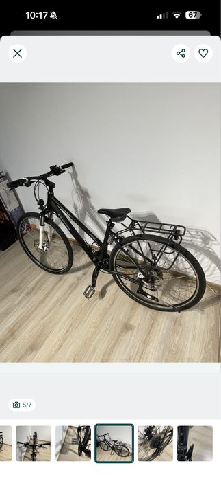 Bicicleta Trekking Bike Manufaktur Black Cross Marime S