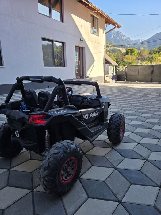 UTV electric copii 2 locuri, 4x4, 24V – lumini, suspensii