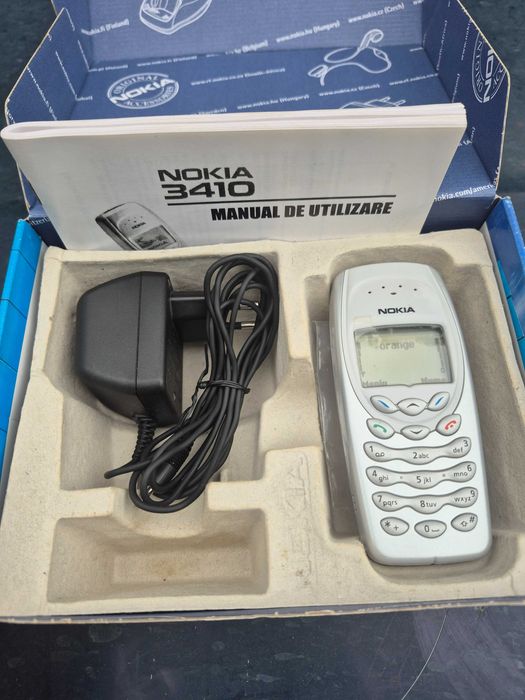 Nokia 3410 impecabil la cutie Ca NOU (folie display)
