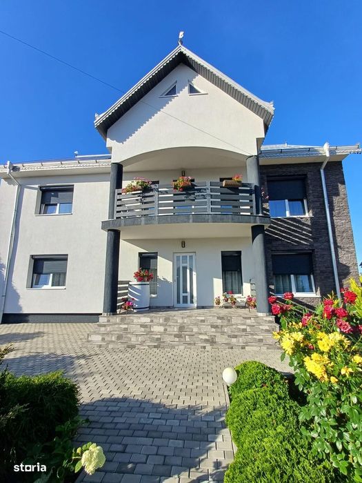 De vanzare casa noua din caramida, mobilata/utilată, Teren 1000mp