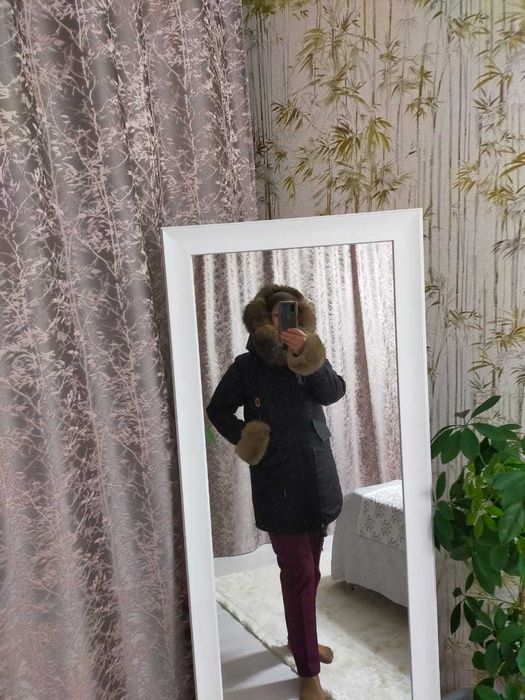 теплая зимняя парка