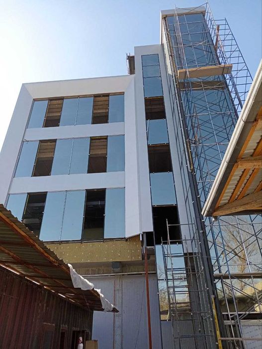 Фасадное остекление. Фасадные системы. Фасадные окна с фабрики