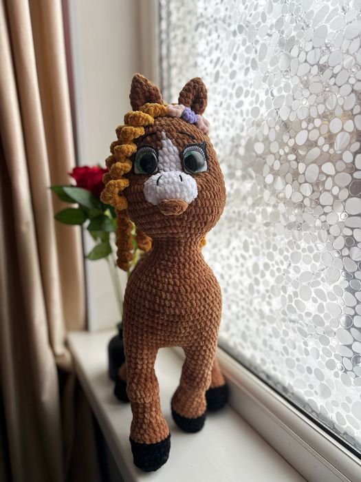 Вязаная лошадка