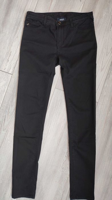 Дамск оригинални черни дънки ARMANI JEANS J28 р-р S EUR26
