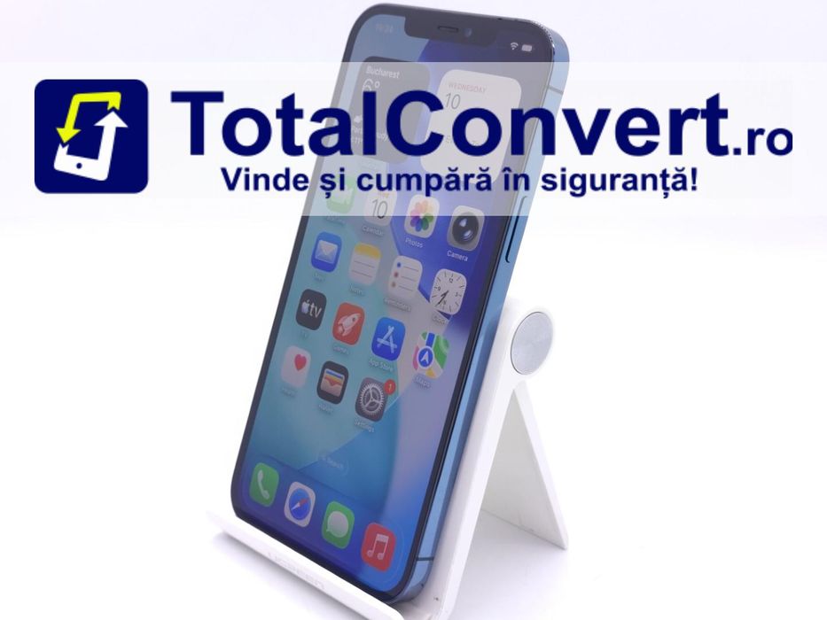 Apple iPhone 12 Pro Max 256GB Pacific Blue, Garantie 24 luni | #D89304