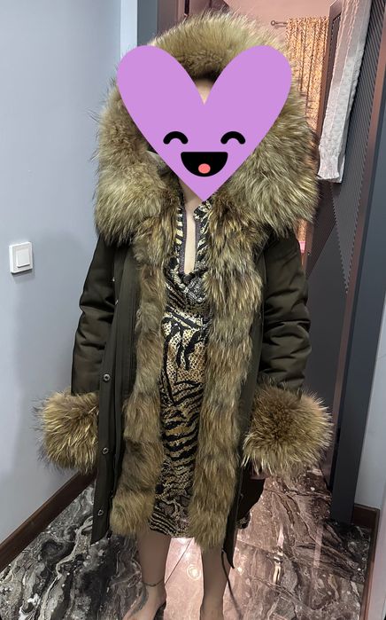 Парка зимняя на натуральном меху
