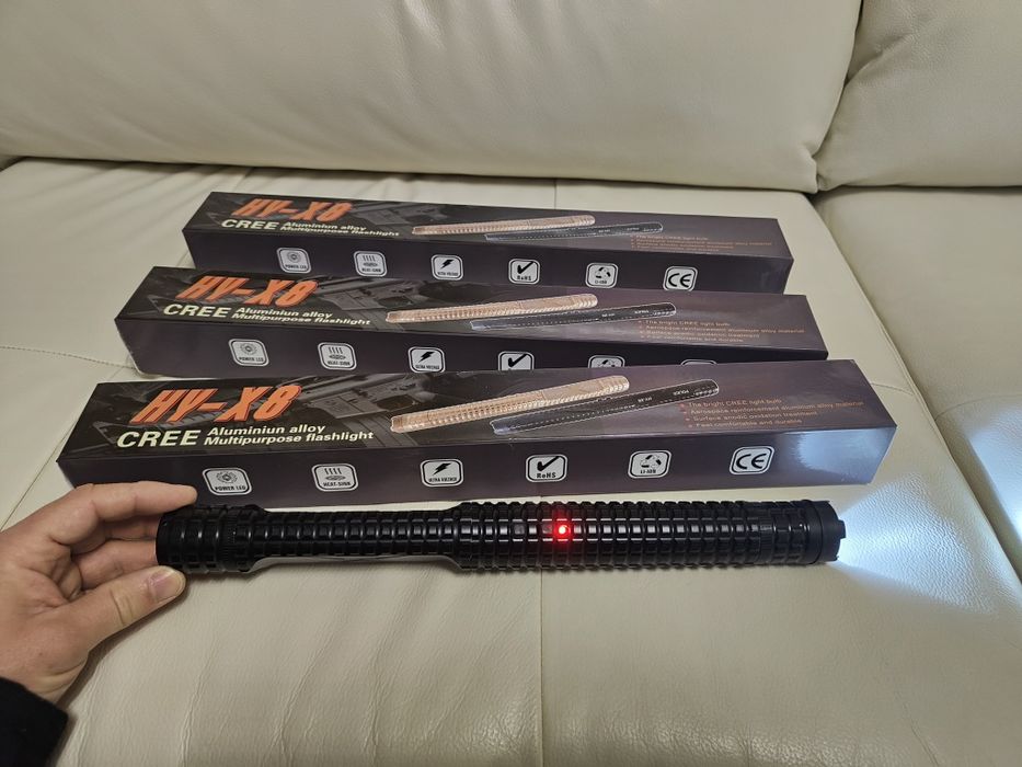 Hy X8 Baston cu Lanterna si Electrosoc