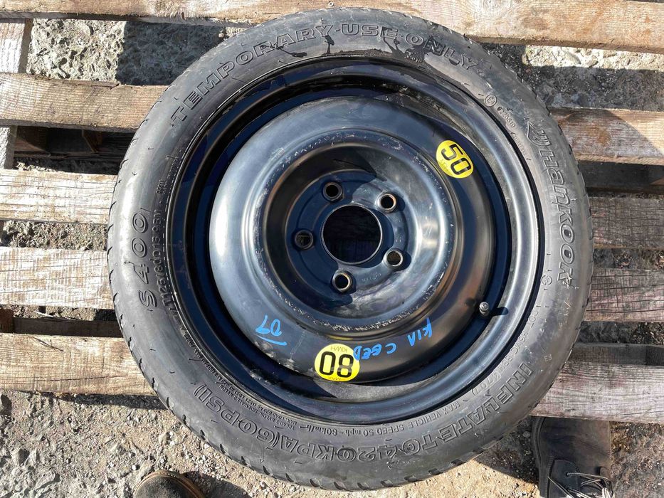 15 резервна джанта патерица 5х114,3 Kia Ceed Hyundai I20 I30 125/80/15