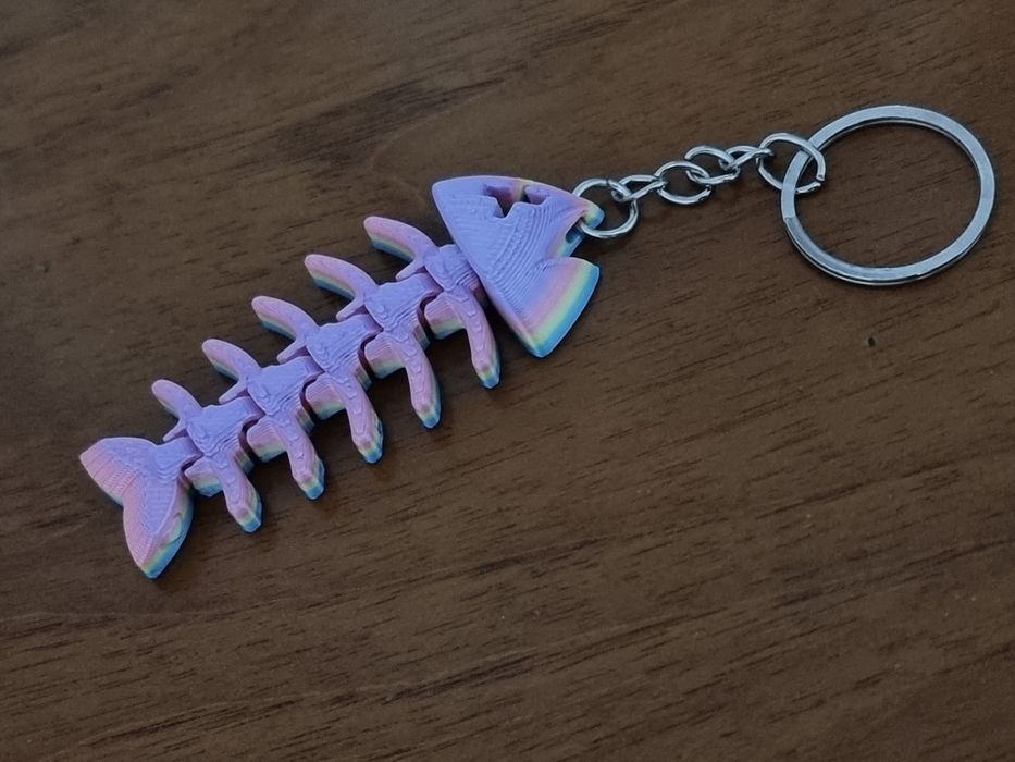 Брелок 3D печать подвижный