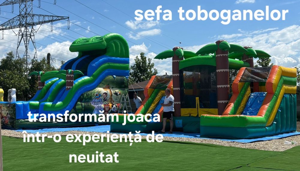 Tobogan gonflabil. Loc joaca copii