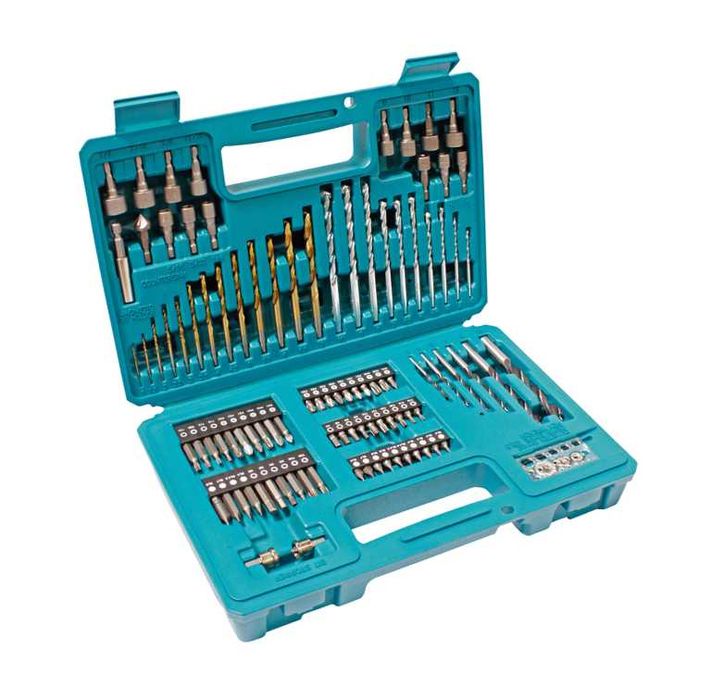 Makita комплекти битове,накрайници и свредла - 102 части