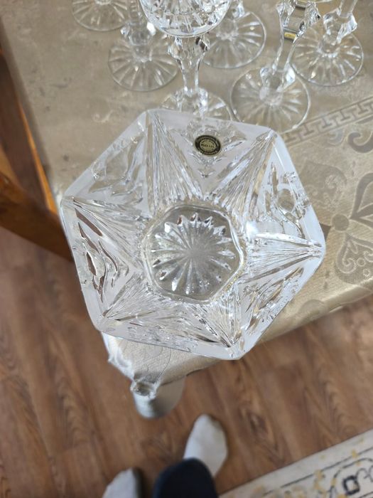 Фужеры и рюмки Bohemia.