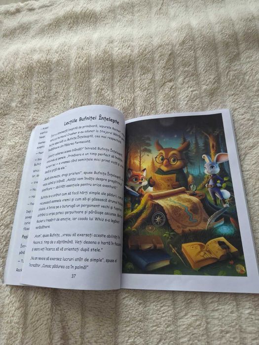 Carte pt copii "Poveștile Gardienilor Pădurii" 4-10 ani