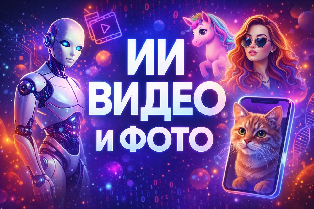 Создание ИИ видео и фото