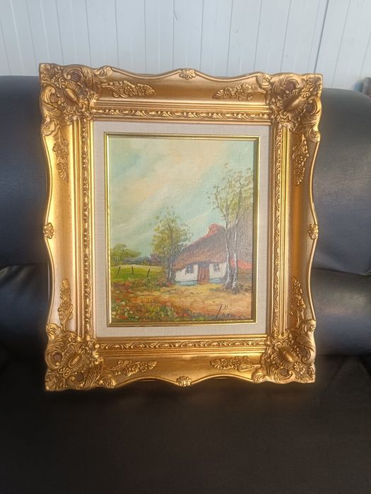 Барокова картина масло върху платно