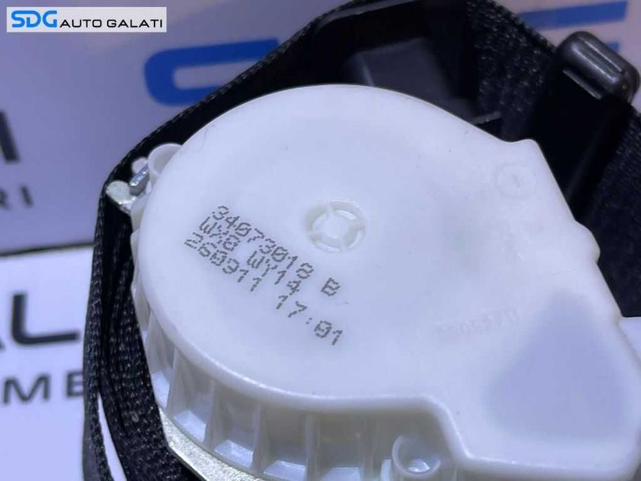 Centura Siguranta Stanga Fata Sofer BMW Seria 3 E90 E91 2004 - 2011 Cod 34073018B 34073018