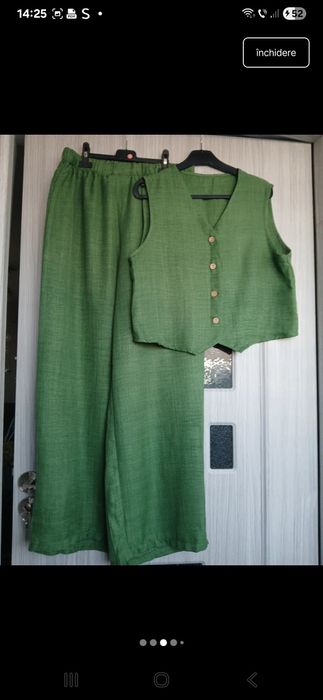 Set de damă pantaloni si vestă XL  și L