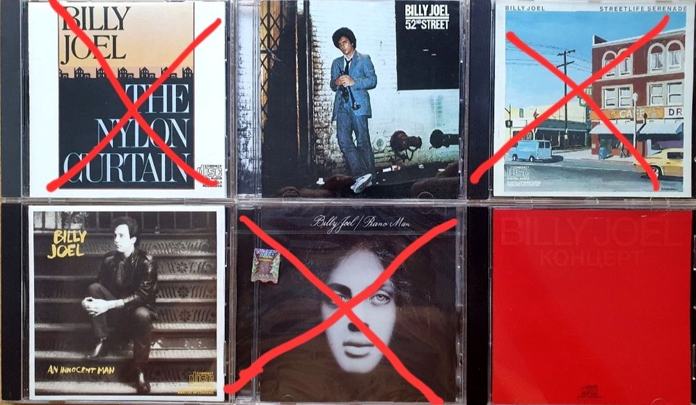 Colectie CD-uri Billy Joel, originale USA