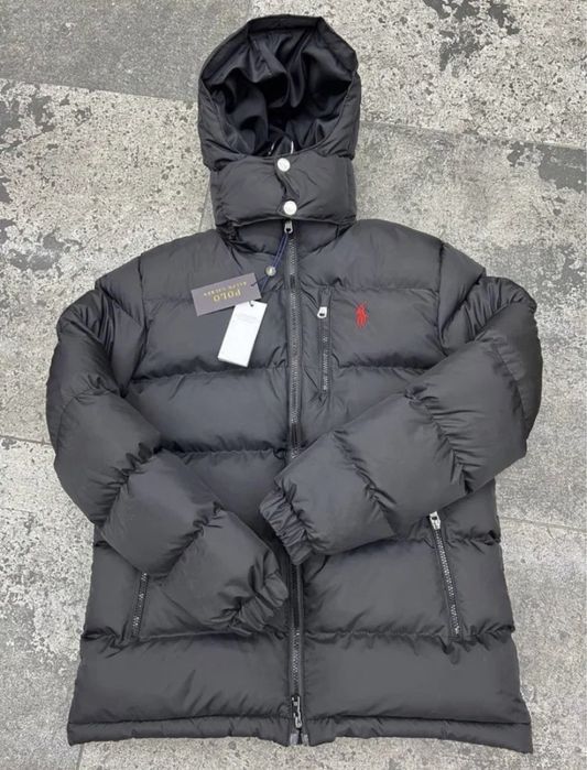 Geaca Polo Ralph Lauren puffer - puf natural de gasca