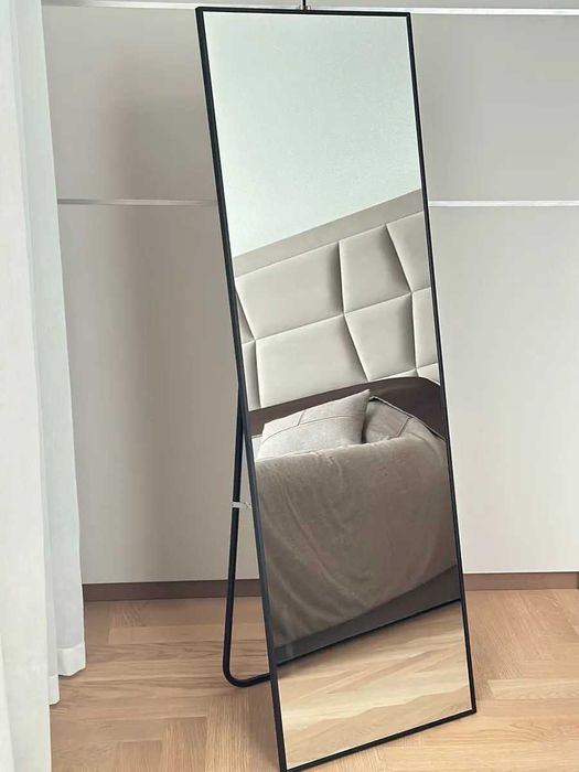 Зеркало полный рост настенное напольное золотое чёрное пряно угольное