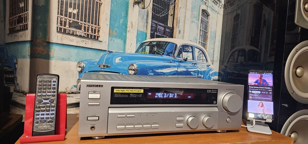 Kenwood KRF V 4070 D amplificator statie amplituner receiver pentru muzica sau filme