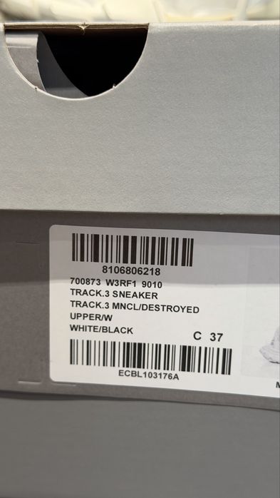 Balenciaga Track 3 Destroyed – sneakers originali – mărimea 37