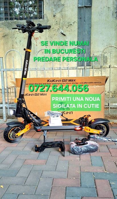 Kukirin G2  MAX  Trotineta electrica cu autonomie mare NOUA ZERO KM