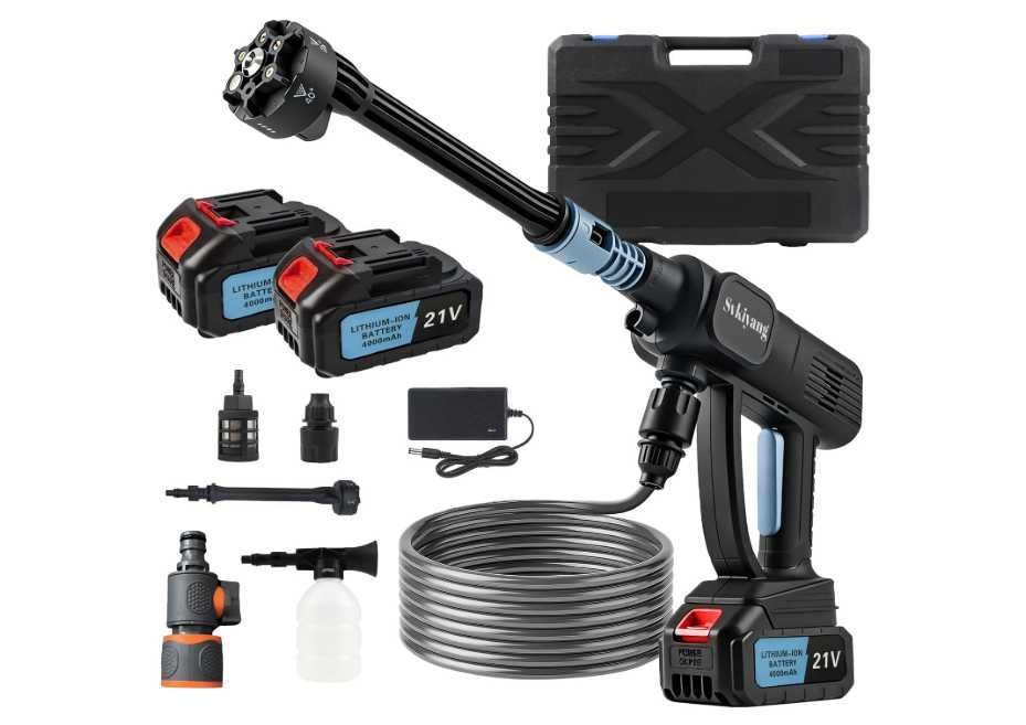 Aparat de Spalat cu Presiune, fara fir, Baterii Incluse, NOU