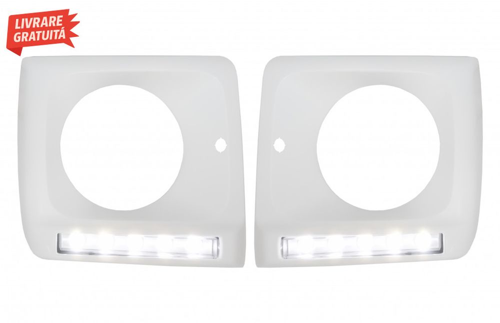 Carcasa faruri cu Lumini de zi dedicate LED DRL Mercedes G-class W463