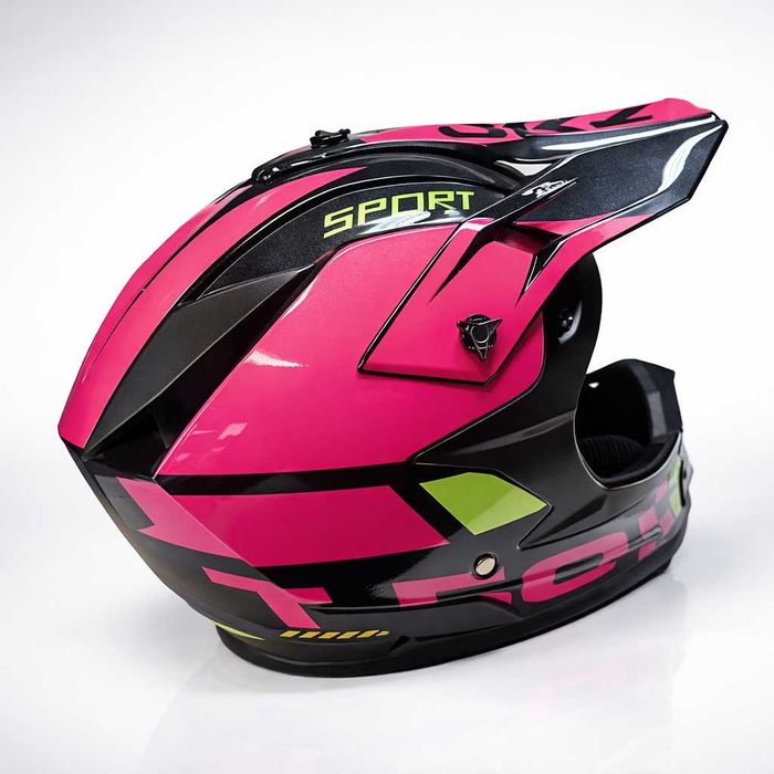 Кросова каска ORZ Sport, Full Face, DOT Сертификат, Размер: S; XL;
