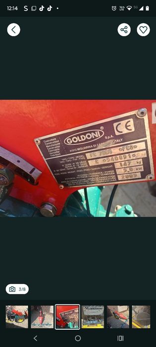 Motocultor motocositoare  BCS  GRILLO  Goldoni  Diesel și Benzină