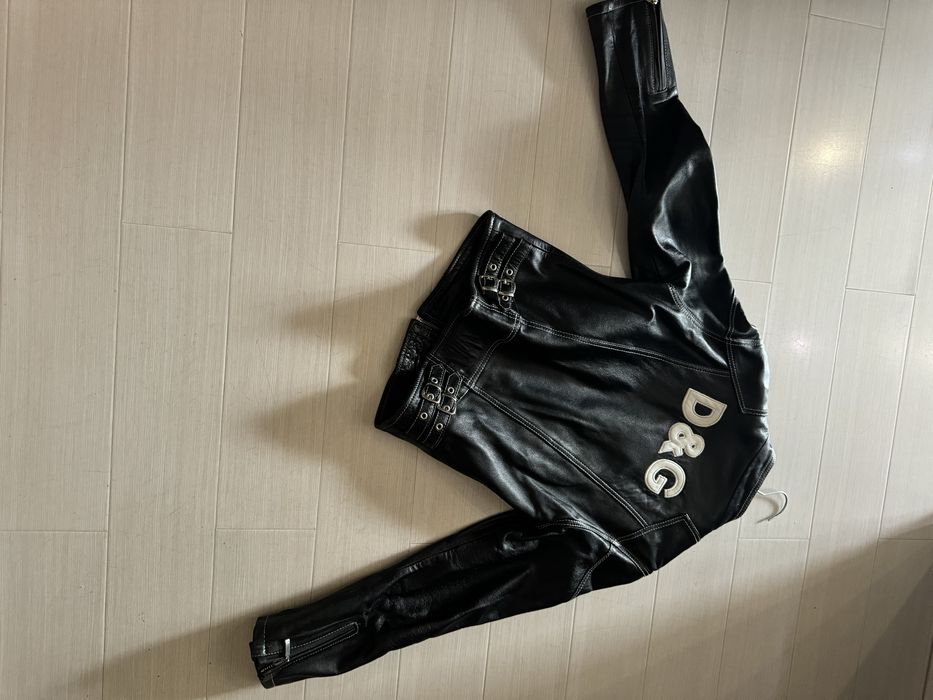 Geaca piele Dolce gabbana