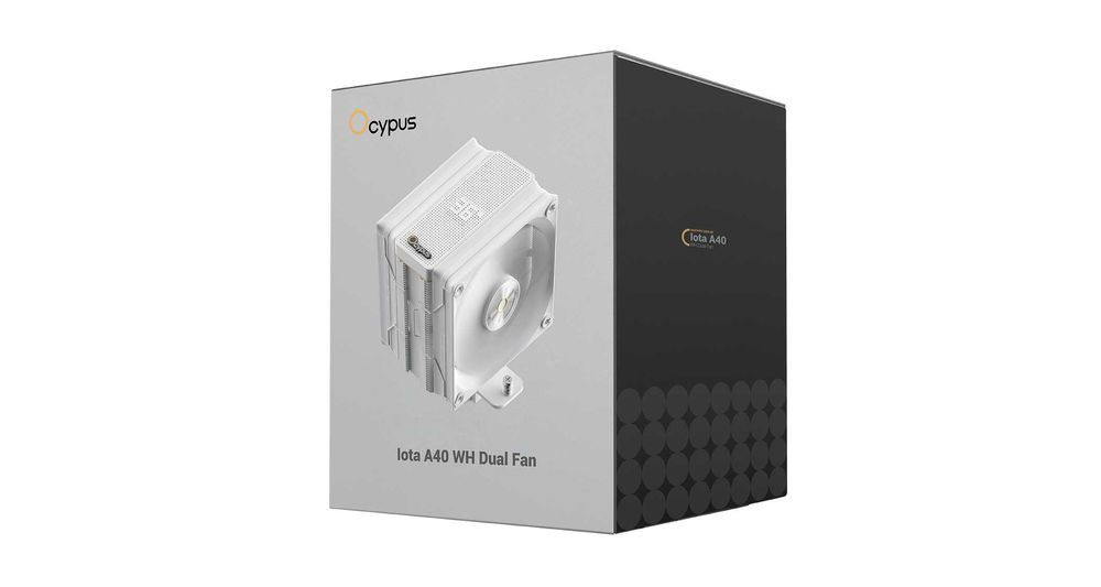 \ Кулер для процессора Ocypus Iota A40 WH Dual Fan