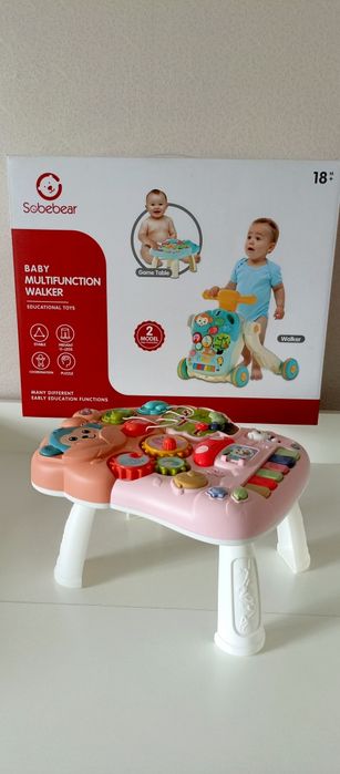 Ходунки каталка для малышей.    3 в 1