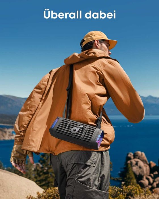 Bluetooth Колонка Anker SoundCore Boom 3i , 50W BassUp 2.0 Sound