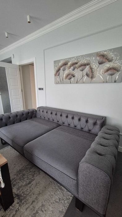 Дизайнерски диван 2 броя - капитонирани