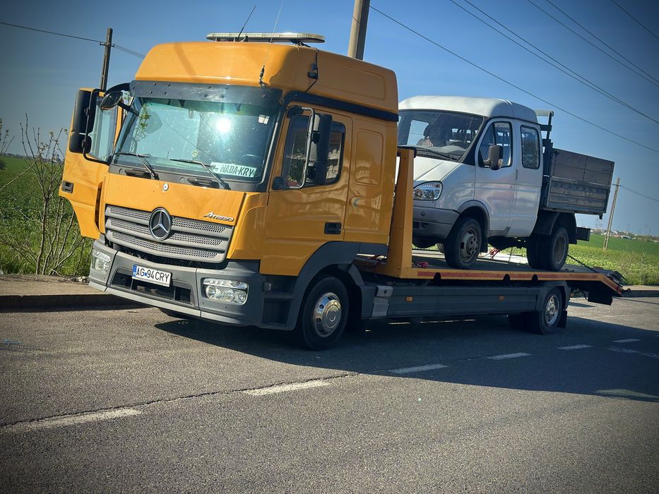 Tractari utilaje dube auto transport platforma