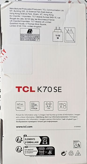 Telefon smart nou TCL K70 SE - smartphone