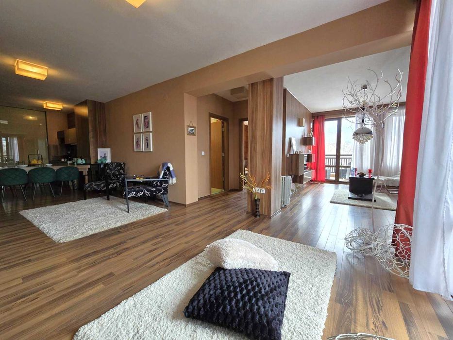 Просторен двустаен апартамент в St George Ski & Holiday, Банско