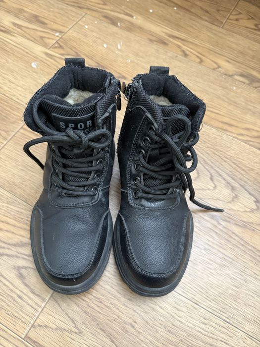 Зимние ботинки для мальчика, 28 размер, б/у