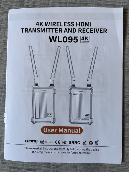 Sistem wireless HDMI 4k