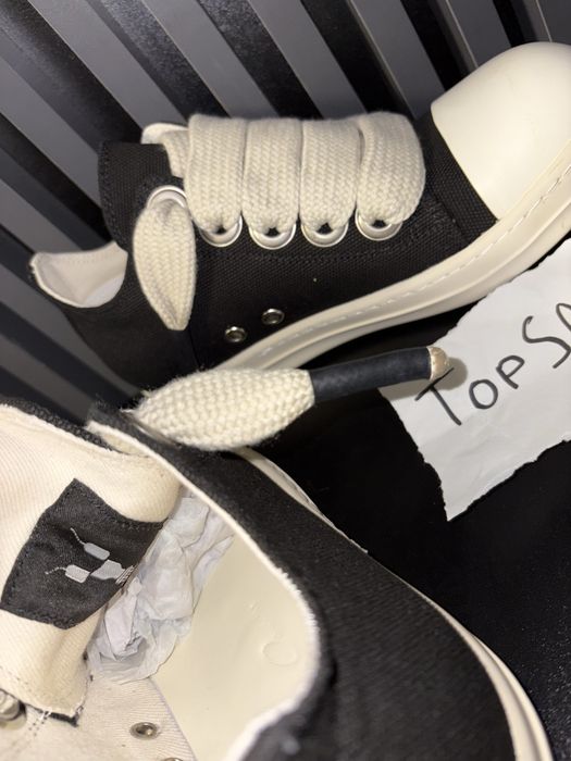Rick Owens Jumbo Laces Low