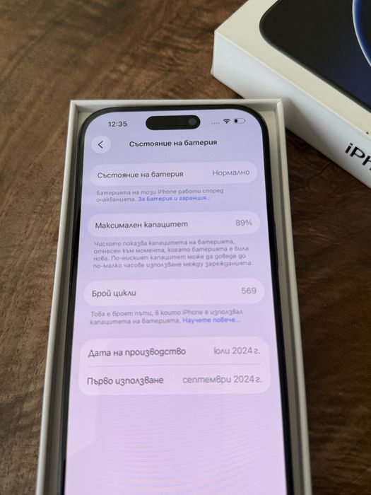 Iphone 16 pro 512 GB отличен телефон