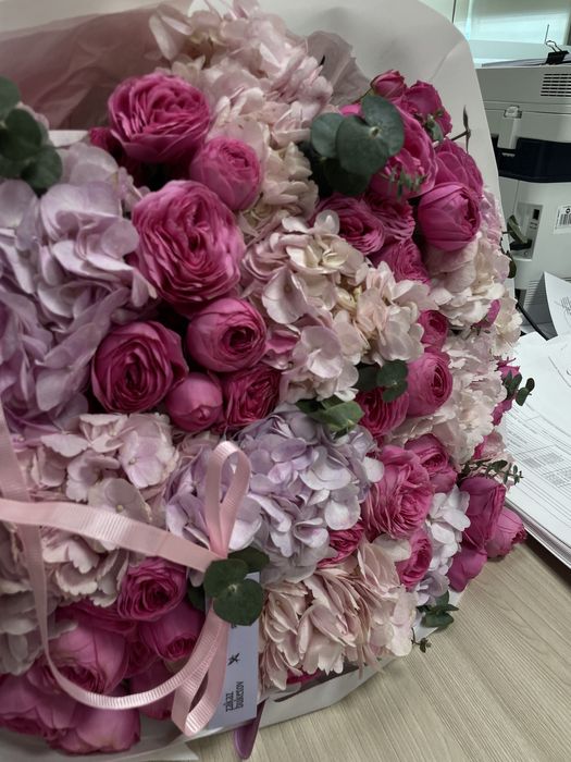 Букет цветов большой