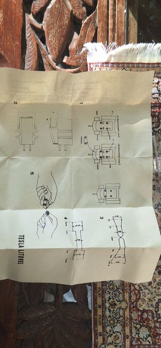 Doză magnetică stereo Tesla VM 2103. 
Compatibilă cu diverse pick-up-u
