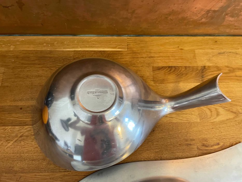 suport servit in gradina terasa set plotu si bol Villeroy&Boch XXL rar