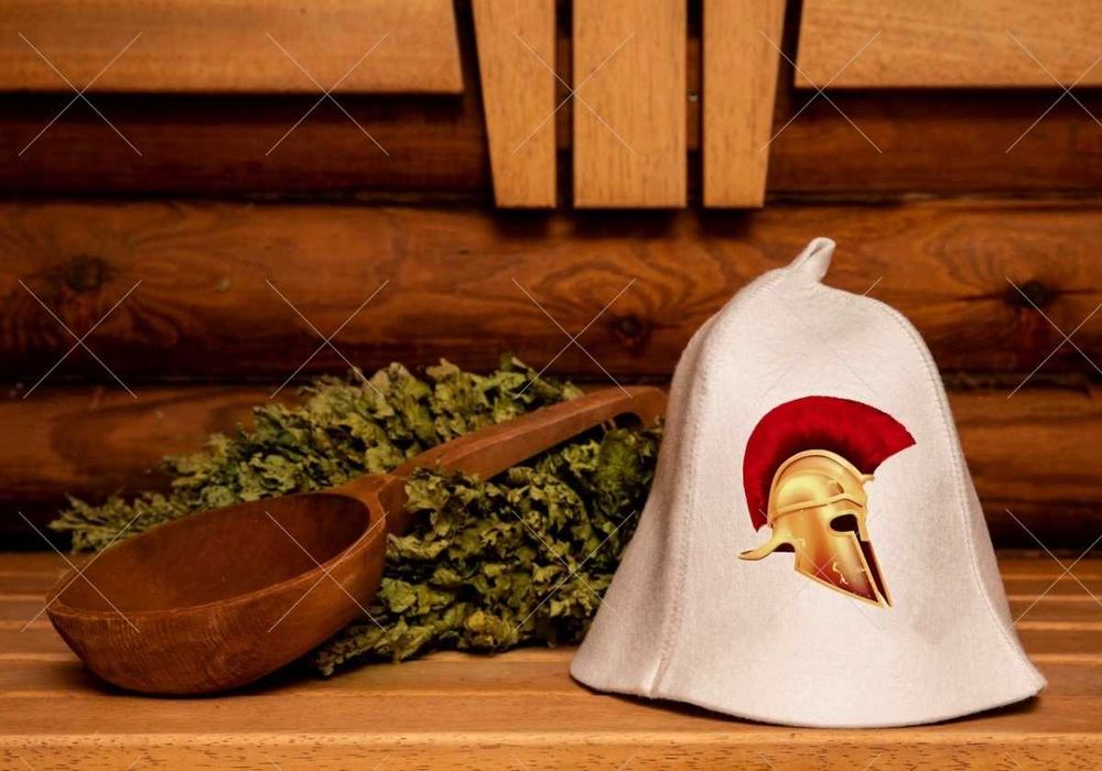 Шапки от овча вълна за сауна