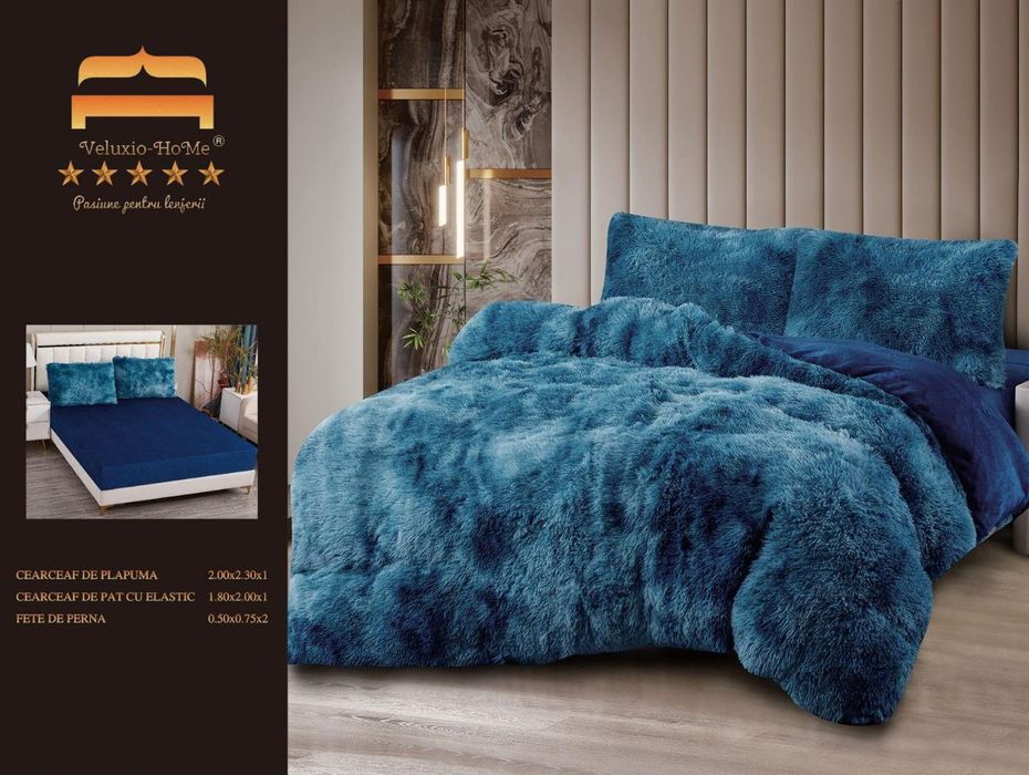 Lenjerii pufoasei cocolino  fluffy cu catifea