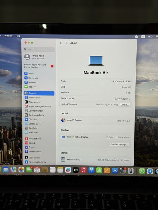 Продам MacBook Air M1