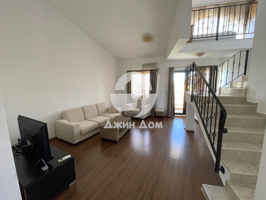 Двустаен мезонет с ПАНОРАМА МОРЕ в к-с Марина Kейп, гр. Ахелой